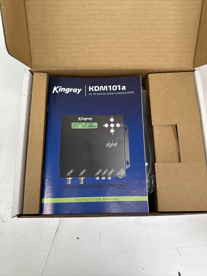 KINGRAY COMPOSITE TO DVB-T MPEG2 DIGITAL MODULATOR KDM101A - image 4 of 4