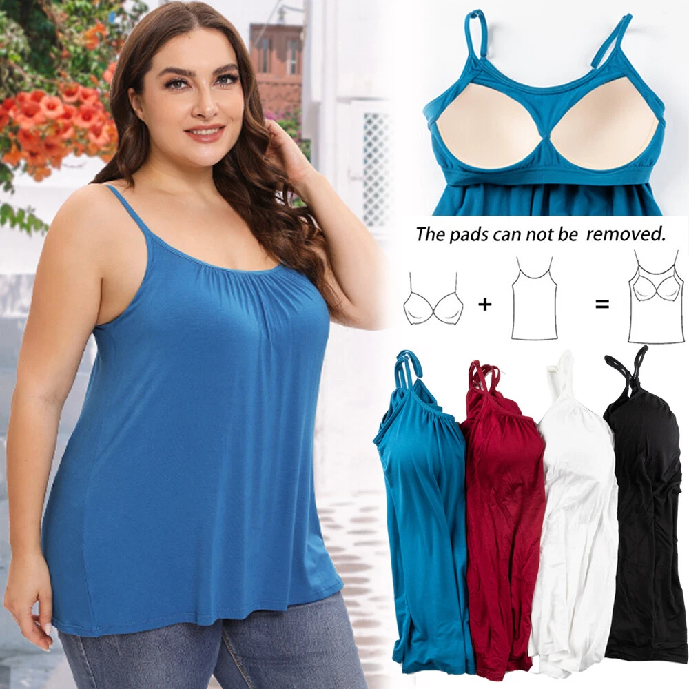 Resort plaster Credentials camisole with built in bra plus size . element  shut