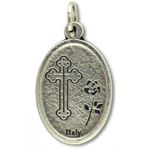 Relic, 2 Holy Cards (negative & positive image) of Holy Shroud & 1” Medal Jesus - Picture 6 of 6