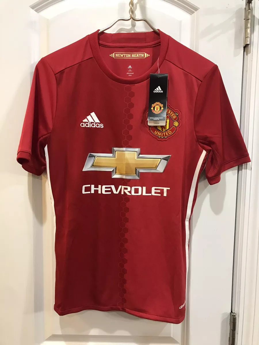 Adidas - Manchester United - Red Chevrolet - Soccer Jersey [Newton (NEW) | eBay