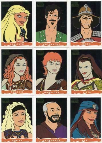 Tarjetas extras de John Czop de aventuras animadas de Xena y Hércules X1 a X18 RITTENHOUSE - Imagen 1 de 4
