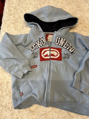 Ecko United Pullover schwarz unlimited mit Kapuze Größe 4 Jahre Jungen