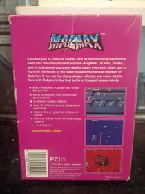 MAGMAX Nintendo NES Game Original 1988 FCI Cardboard Collector **BOX**