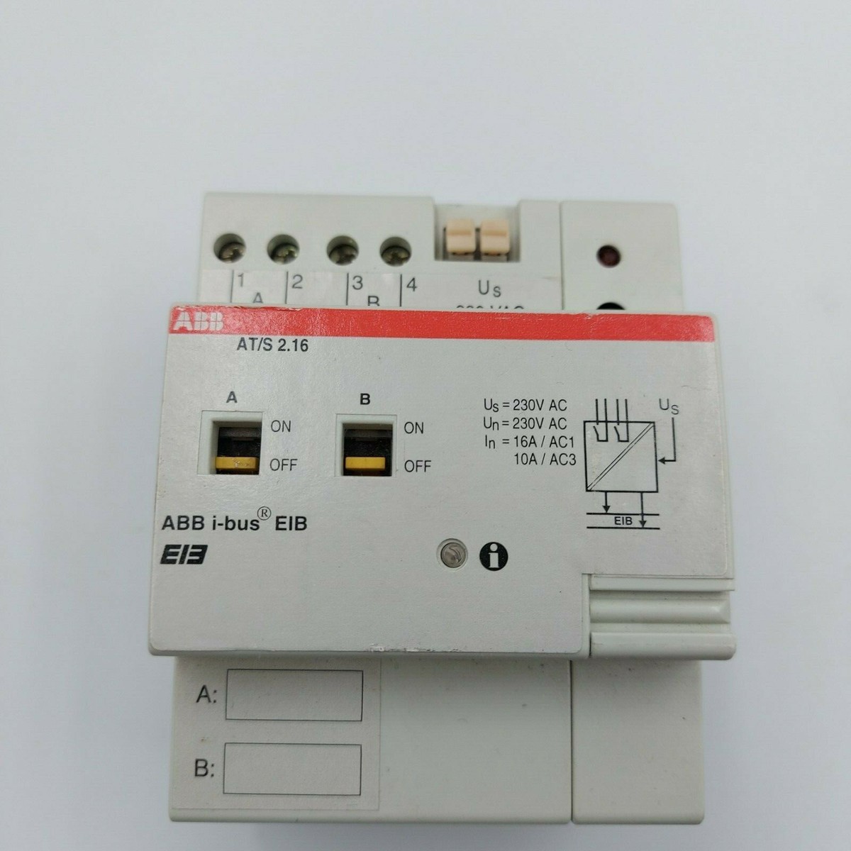 ABB i-bus eib knx 2 output type AT/S 2.6