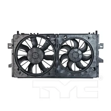 Dual Radiator and Condenser Fan Assembly TYC For 2006-2007 Chevrolet Monte Carlo