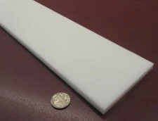 Hdpe White Bar 3/8" (.375") Thick x 4.00" Wide x 24" Long, 2 Pcs, 4 Ft