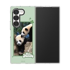 Samsung Galaxy Z Fold6 Slim Impression Case BAO FAMILY Iconic Design Panda 1.4mm