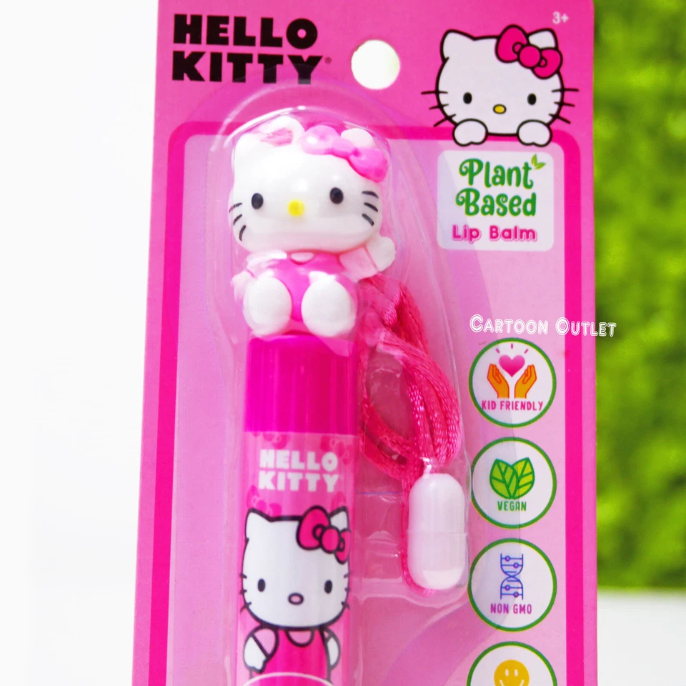 Sanrio Hello Kitty lip balm Necklace Figure Trending Hard Find - Image 2 of 4
