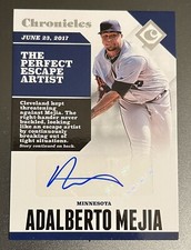 2017 Panini Chronicles Adalberto Mejia The Perfect Escape Artist Autograph CA-AM