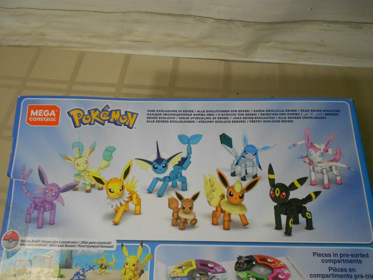 MEGA Construx Pokemon Every Eevee Evolution! Pack 479 PCS GFV85  887961770582