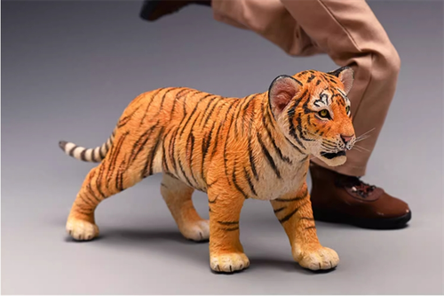JXK Tiger Tigerkin Model Statue Wildlife Animal Figure Collector Decor 1/6 Gift - Picture 5 of 11