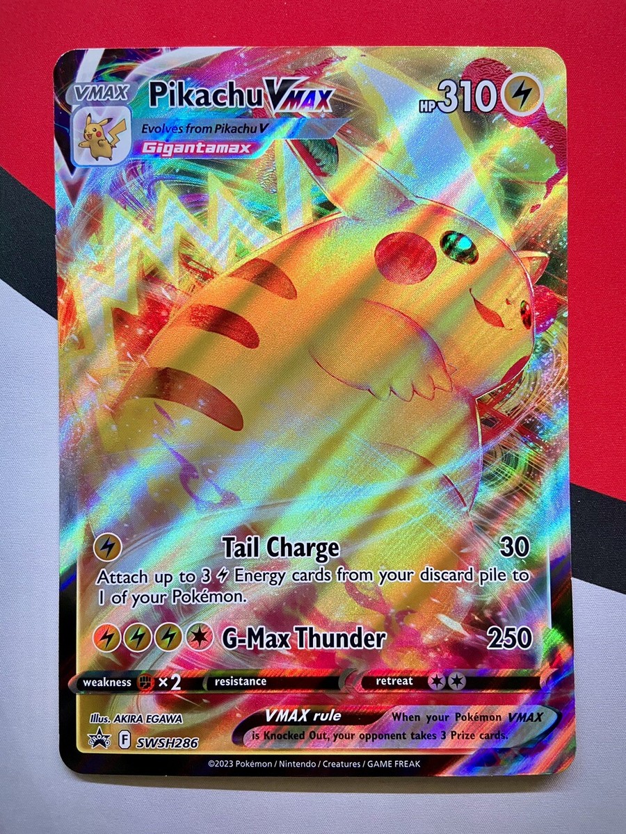 JUMBO Pikachu VMAX Oversized Card SWSH286 Crown Zenith Promo