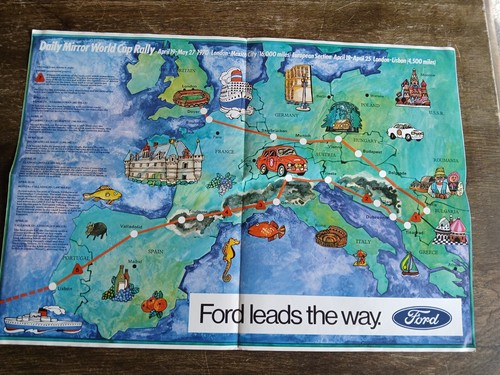 World Cup Rally programme 1970. Daily Mirror World Cup Rally. - Picture 11 of 16