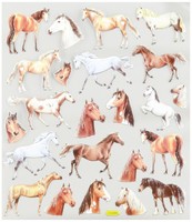Multi-colored Stickers-wild Horses on sale Multi-colored Stickers-wild Horses on sale