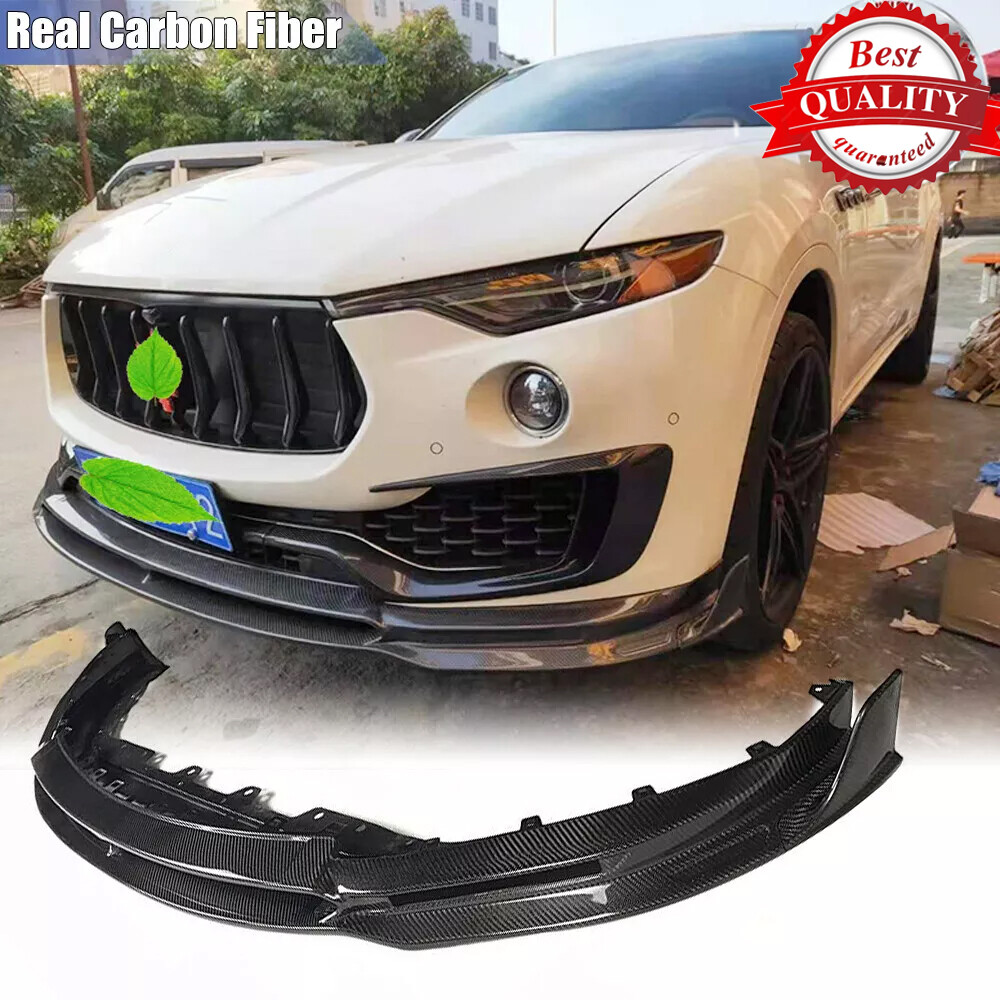 Fit For Maserati Levante SUV 2016-2020 Real Carbon Front Bumper