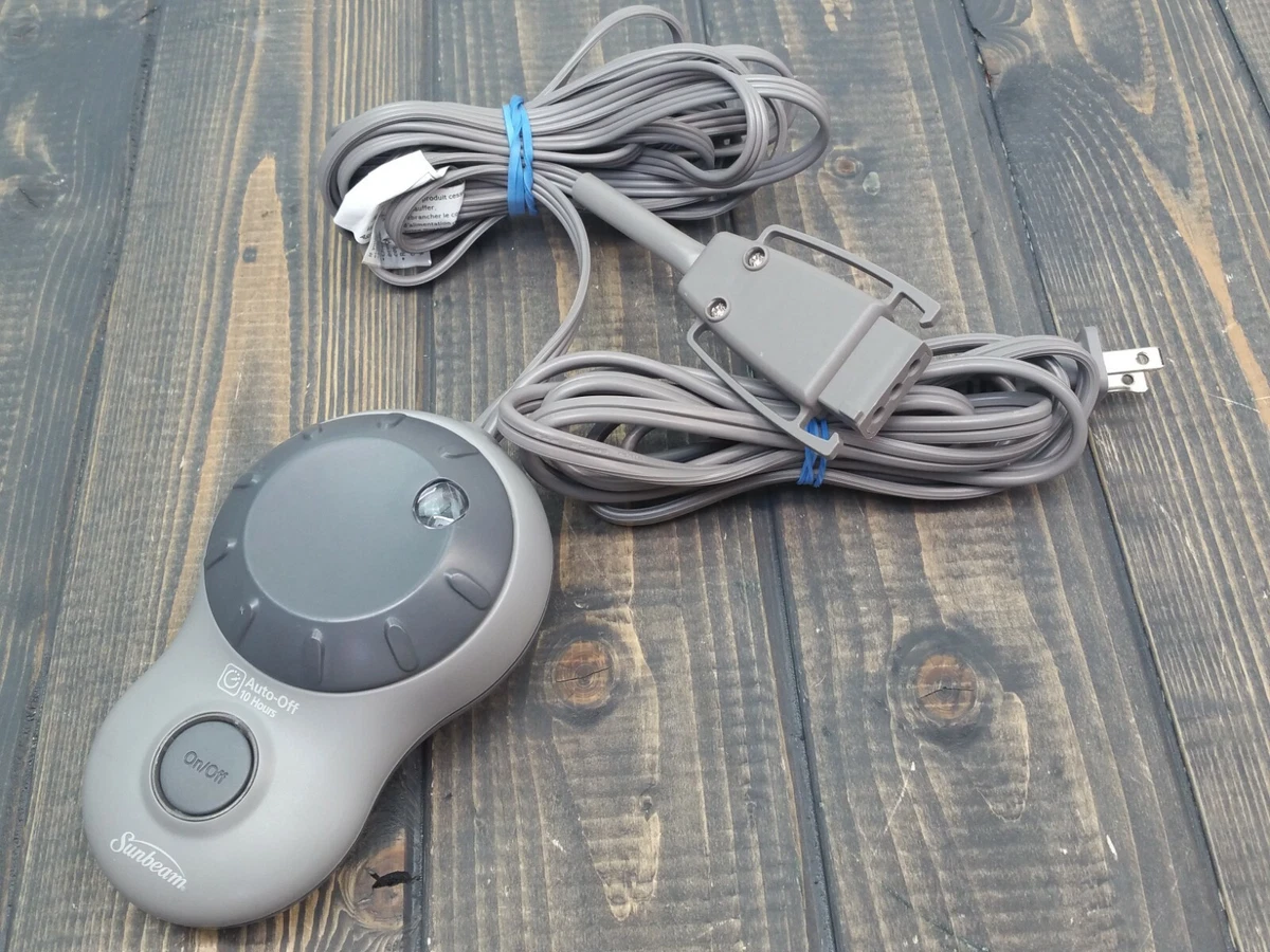 Sunbeam S85A Electric Heated Blanket 120 VAC Controller POWER PLUG SUPPLY 3  PIN | eBay