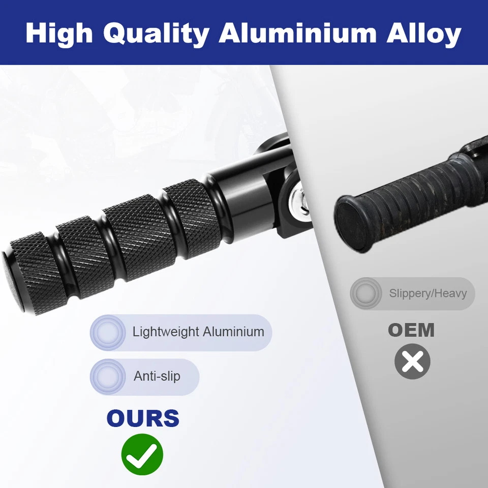 Fit For BMW R850C/R1200C 259C 1997-2004 K1600B 2016-2023 Highway Bar Footpegs - Image 4 of 4