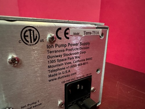 AS IS POWERS ON Terranova Model 751A Medium Ion Pump Power Supply - Bild 11 von 15