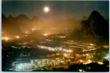 Postcard - Kwelin city by night - Guilin, China