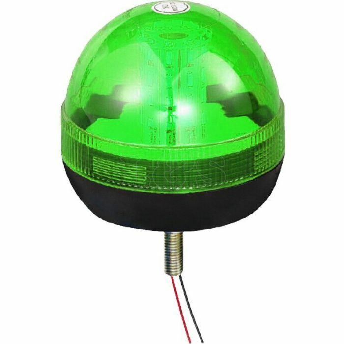 Green LED Flashing Beacon - 1 Bolt Fixing