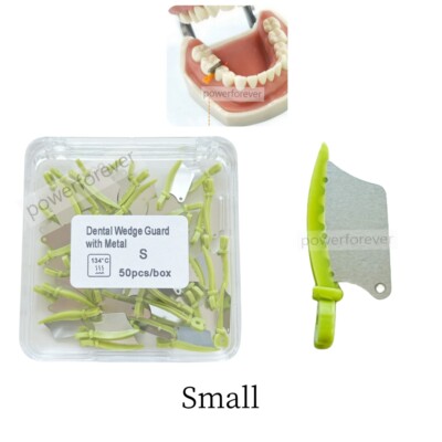 Small Dental Fender Interproximal Wedge Matrix Blade Guard with Metal SML 134 