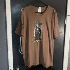 Vintage Kal Jerico Warhammer 40k Brown Rare T-Shirt Size XL