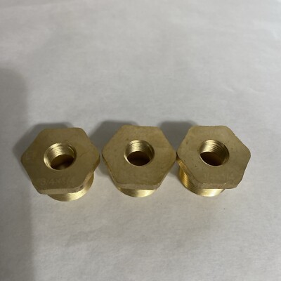 3-Brass Bushing, 3/4 In. X 1/4 In., Lead Free Proplus 110-12-4