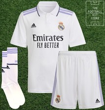 Real Madrid Home Kit - adidas Shirt, Shorts & Socks - 13-14Y - Black Friday Sale