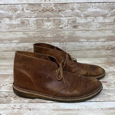 Clarks Originals Leather Brown Desert Boots Men display picture 1
