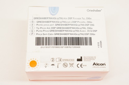 Alcon 723.13 GRIESHABER MAXGrip Adv DSP Forceps Tip, 23Ga (x) - Box of 6 - Picture 3 of 4