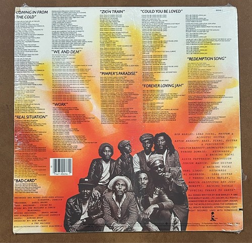 Bob Marley & The Wailers Uprising 1980 Island Records 7 90036-1 SEALED MINT - Picture 2 of 2