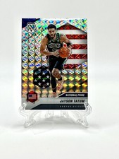 2020-21 Panini Mosaic Basketball JAYSON TATUM #254 Silver National Pride