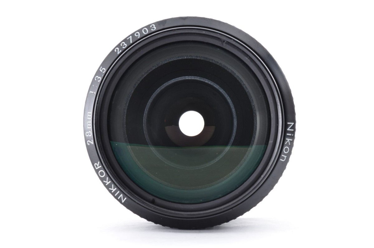 Near MINT] Nikon AI Nikkor 28mm f/3.5 MF Wide Angle Lens From