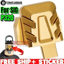 TYRANT DESIGNS CNC Aluminum REAR SLIDE CAP Plate COVER for S IG P320 GOLD USA