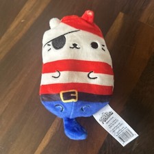 Cats vs Pickles Ahoy 107 Pirate Bean Bag Cat Plush Stuffed Animal Toy