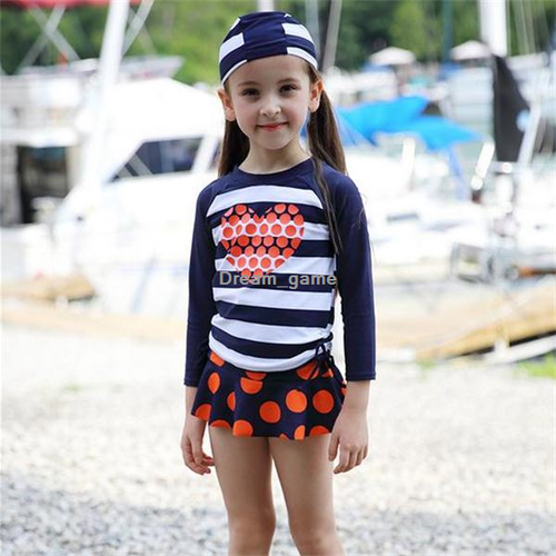 Traje de baño para niños Traje baño para niñas Mangas largas Traje de Niños Ropa de playa | eBay
