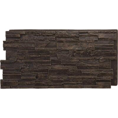 Ekena Millwork Siding Panel 48 5/8'' x 1 1/4'' Stacked Stone Faux Alder Creek