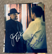David Duchovny Jesse Ventura signed autographed 8x10 photo X-Files Fox Mulder