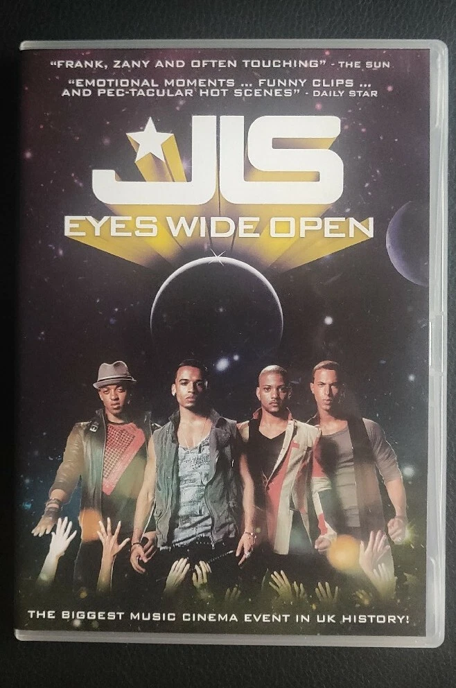JLS EYES WIDE OPEN 2011 DVD THE BIGGEST MUSIC CINEMA EVENT IN