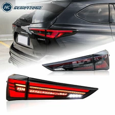HCmotion LED Tail light For Toyota Highlander 2020-2022 Smoke Start UP Animation