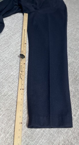 Personal leslie Fay SZ 16 (actual SZ 8/10) Women’s Navy  Wool Blend Lined Pants - Picture 3 of 6