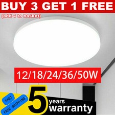 LED Ceiling Light Panel Down Lights Kitchen Living Room Bathroom Wall Lamp UK