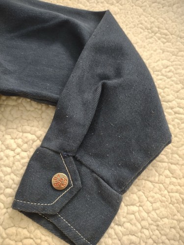 Vintage Billy the Kid blue denim snap button trucker jacket youth size 8 LS - Picture 5 of 10