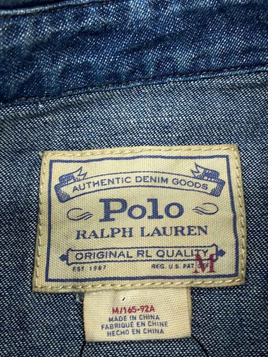POLO RALPH LAUREN Western Shirt, Medium, Cotton, IDG thumbnail 3