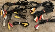 Audio Video Cable Lot. Used. Multiple Styles
