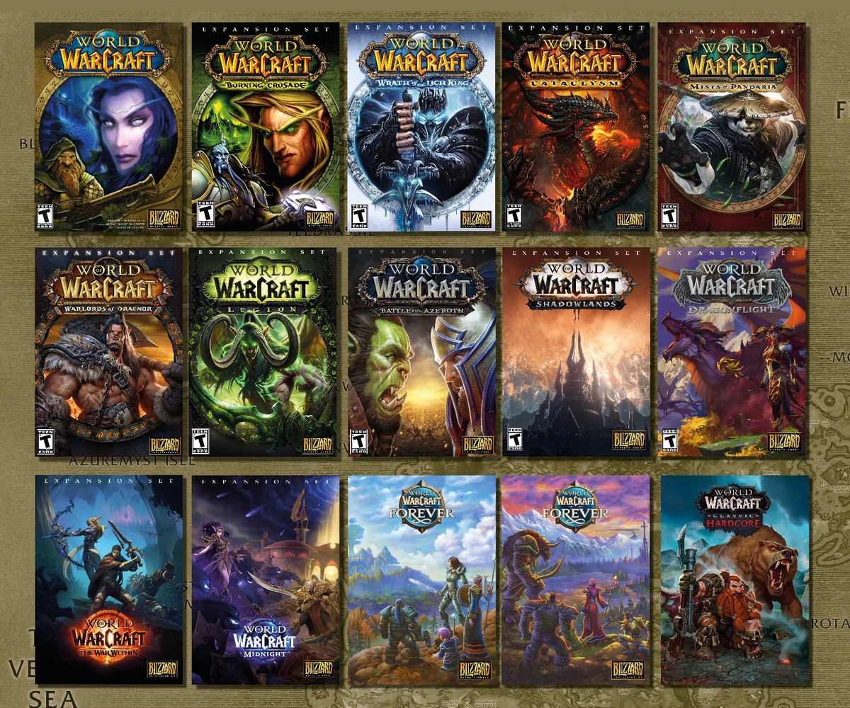 World of Warcraft Box Art Posters A4 (297x210mm)- Blizzard, WOW | eBay