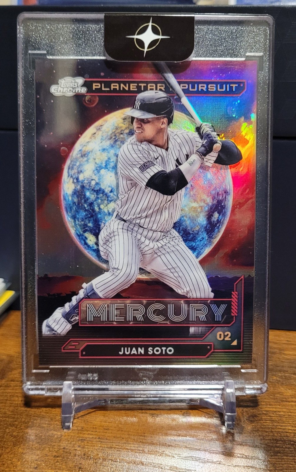 2024 Topps Cosmic Chrome Juan Soto Planetary Pursuit Mercury