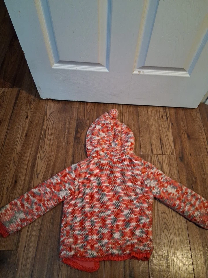 Sudadera con Capucha Wonder Kids Tejida Talla 5T Niñas Rosa Foto 4 de 4