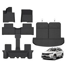 Floor Mats for Kia Sorento Hybrid  Plug-in Hybrid 6  7 Passenger 2021-2025