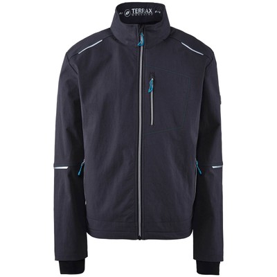 Terrax Workwear Herren Arbeitsjacke Berufsjacke Einrollbare Kapuze Leicht